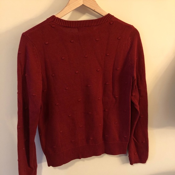 Roolee Red Bobble Sweater - Picture 4 of 5